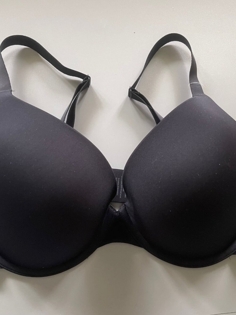 Thirdlove Classic T-shirt Black Bra Smooth Nylon 36D NEW